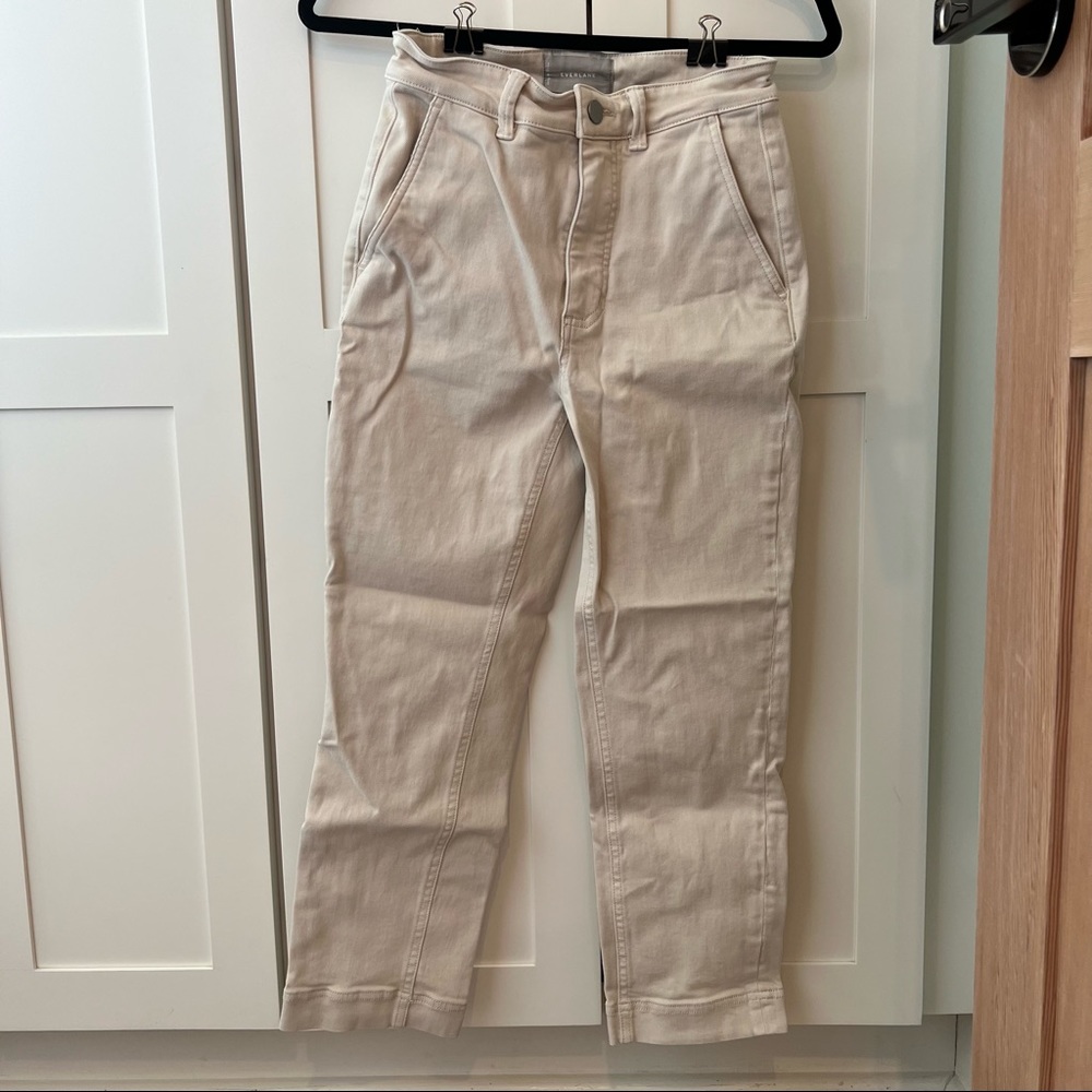 Everlane high rise crop jeans. Size 2